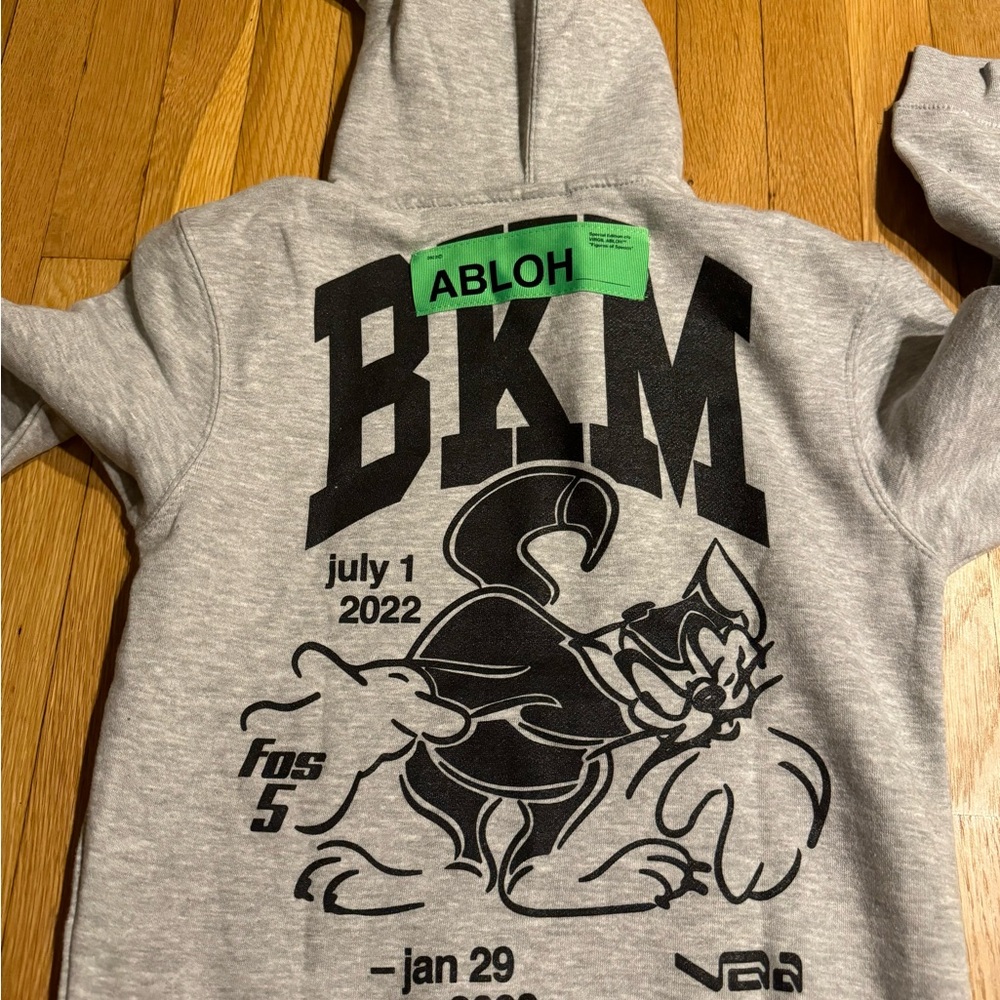 Virgil Abloh Brooklyn Museum Youth FOS CAT Hoodie